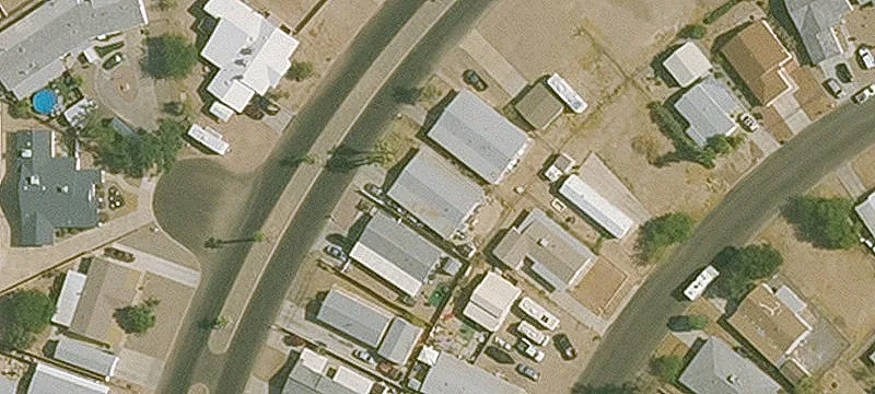 RV Resort Lot with Storage Shed