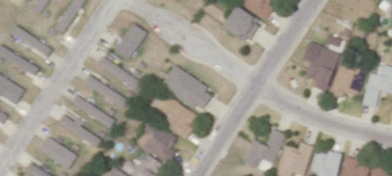 One-Story Duplex with Two Garages
