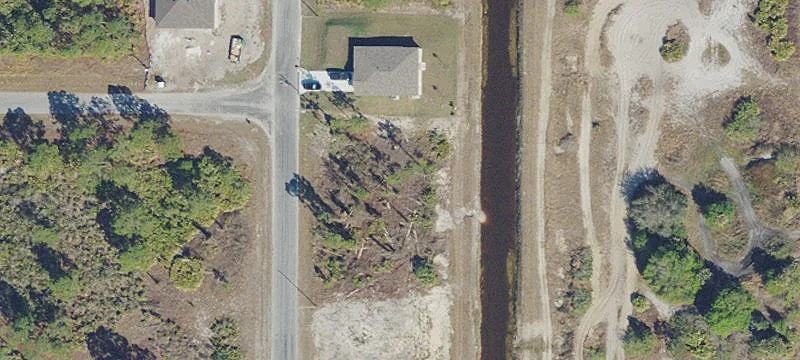 Residential Canal-Backed Lot