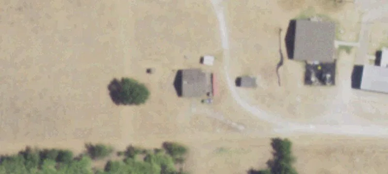 Metal Warehouse with Two Overhead Doors