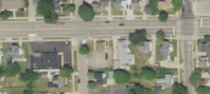 Brick Mixed-Use Commercial Building