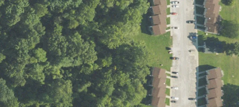 Apartment Building with Barn