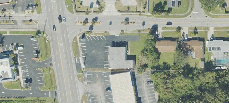 Corner Retail Building with Parking