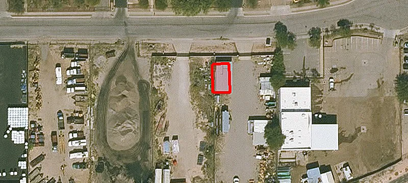 Fenced Industrial Yard with Gates