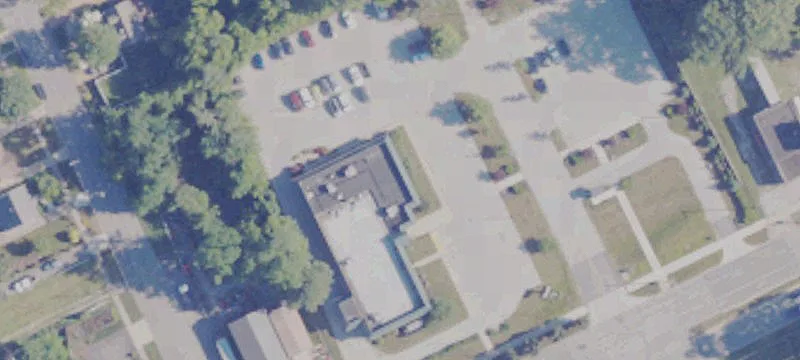 Retail Building with Fenced Yard