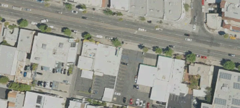 Gated Parking Lot with Rear Spaces