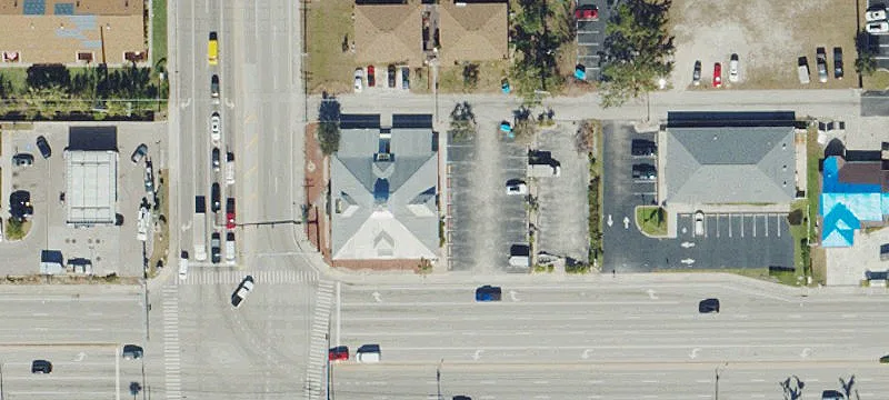 Corner Office Building