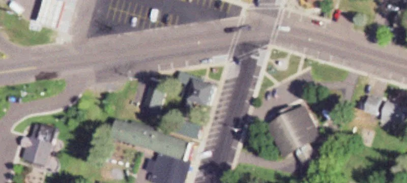 Corner Retail Building with Parking