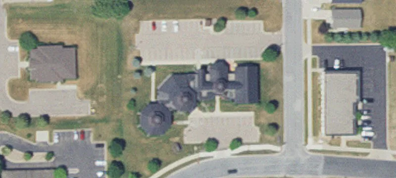 Brick Office Building with Geothermal HVAC