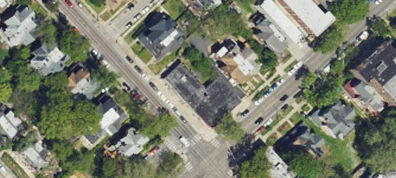Corner Retail Building with Parking