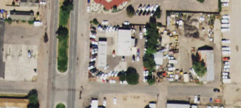 Automotive Sales Lot with Office