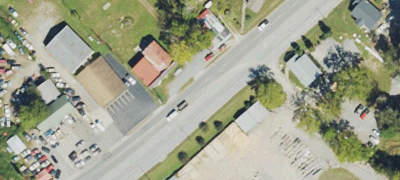Corner Commercial Land with Building