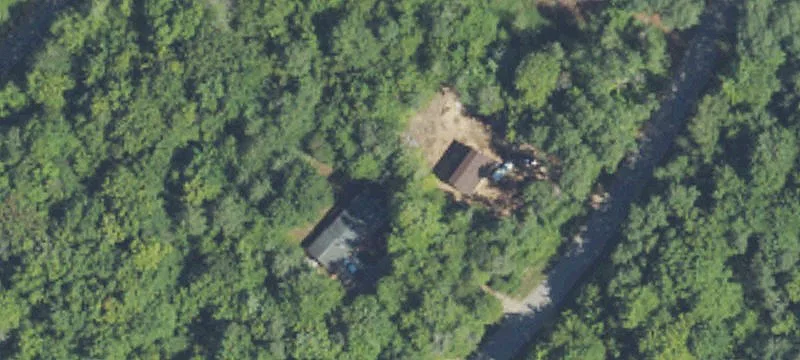 Heavily Wooded Corner Lot