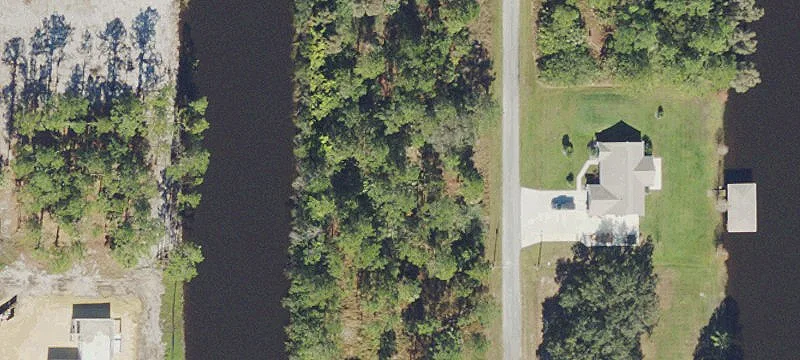 Cleared Canal Lot with Water Views
