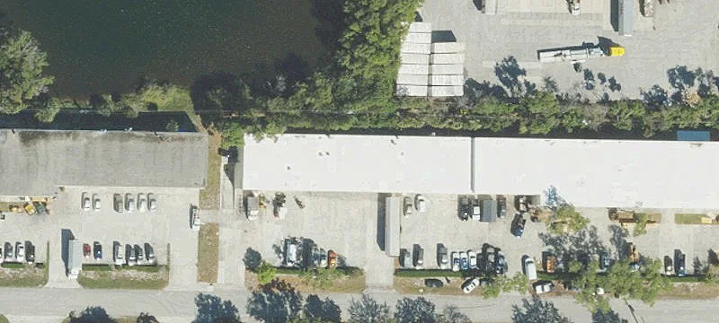 Fenced Auto Sales Lot