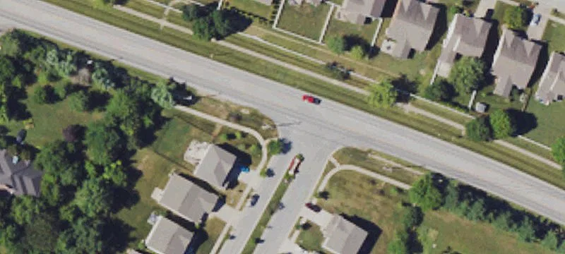 Cleared Land at Signalized Intersection