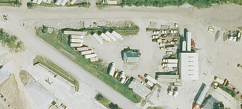 Fenced Storage Lot with Surveillance