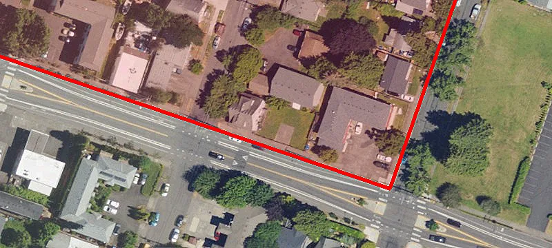 Corner Duplex with Lot Potential