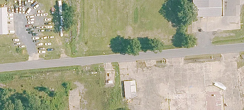 Industrial Corner Building Site