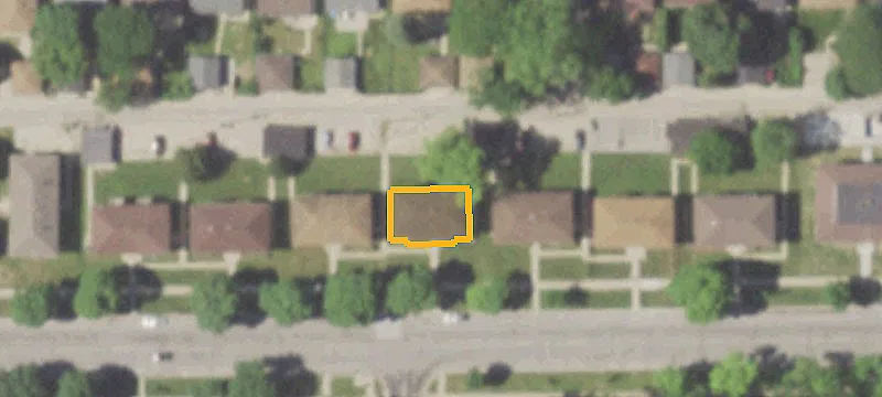Four-Unit Brick Building with New Roof