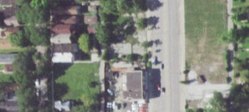 Fenced Retail Development Site