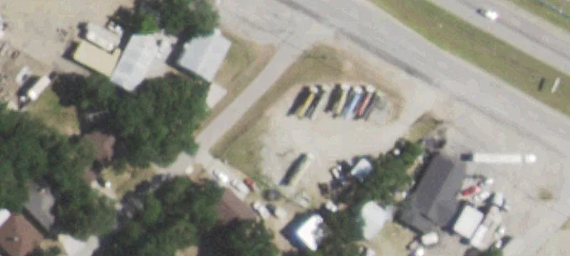 Fenced Commercial Land Site