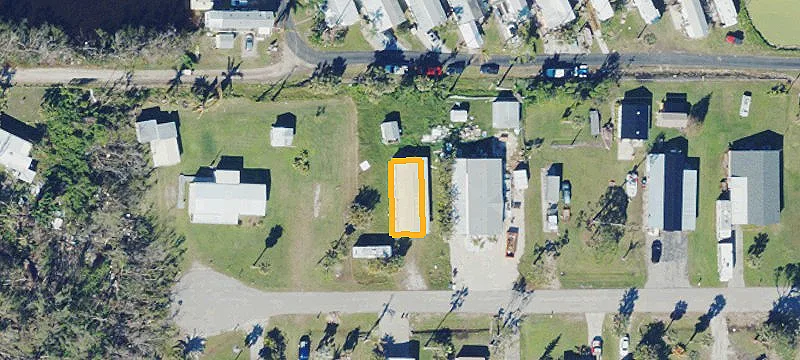 Cleared Mobile Home Lot