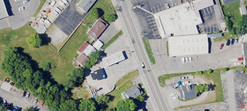 Office Building with Fenced Lot