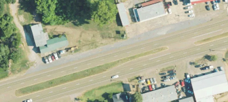 Rough Graded Highway Business Land