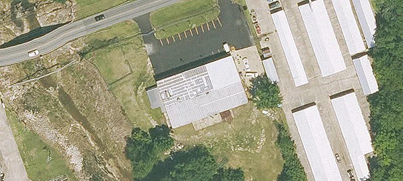 Fenced Auto Shop with Paint Booth