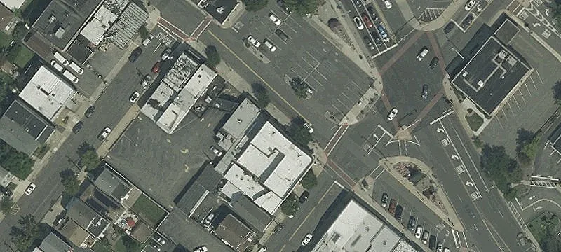 Two-Story Corner Office Building