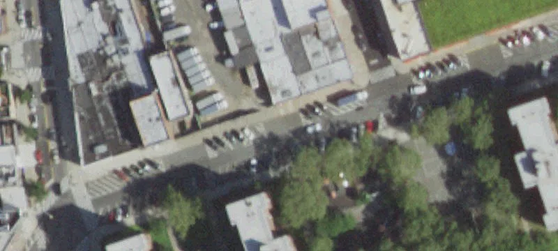 Paved, Fenced Parking Lot