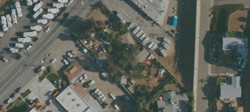 Fenced Industrial Yard
