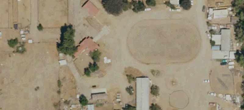 Fenced Residential Development Land