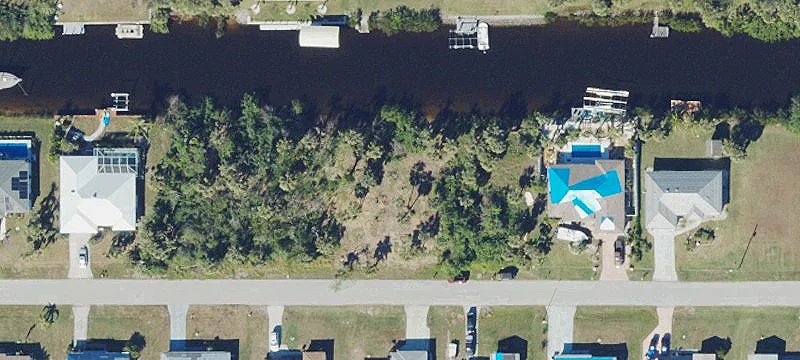 Cleared Waterfront Canal Lot