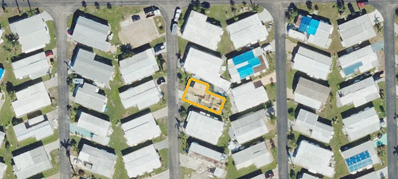 Cleared Mobile Home Lot