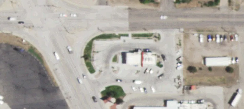 Commercial Land with Multiple Curb Cuts