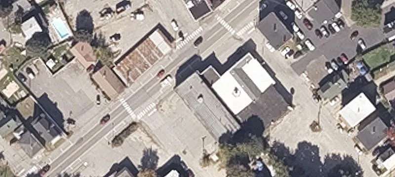 Corner Retail Automotive Building