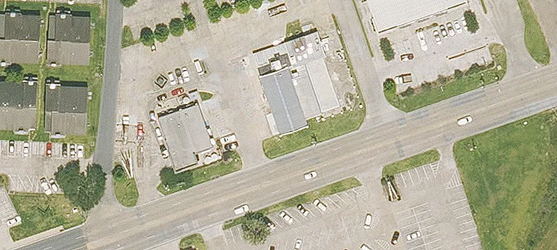 Three-Building Shopping Center