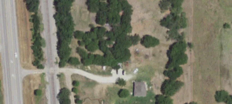Acreage with Residence and Fenced Area