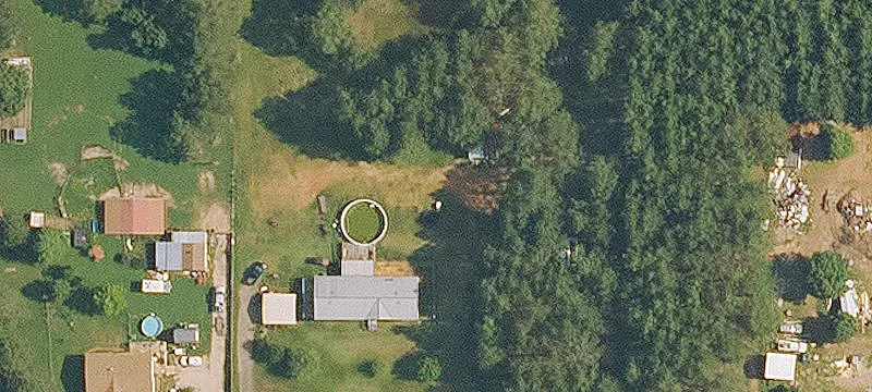Partially Cleared Residential Development Land