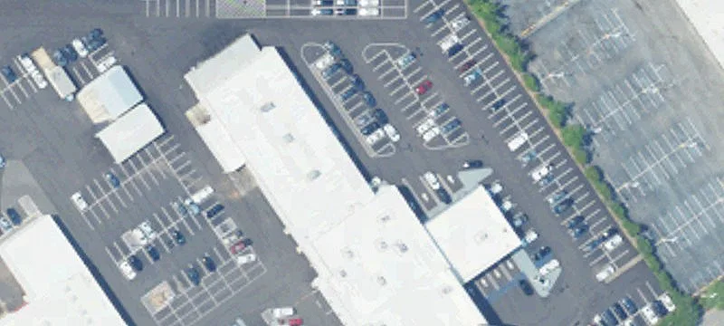 Former Dealership with Service Doors