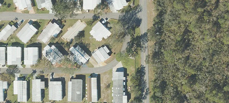 Double-Wide Mobile Home in Community