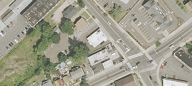 Corner Retail Block Building