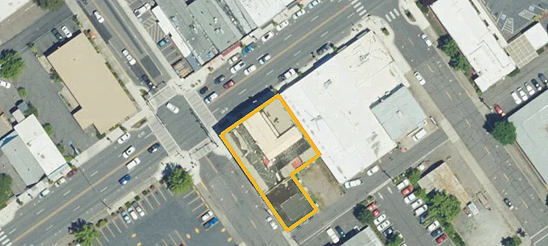 Corner Two-Story Retail Building