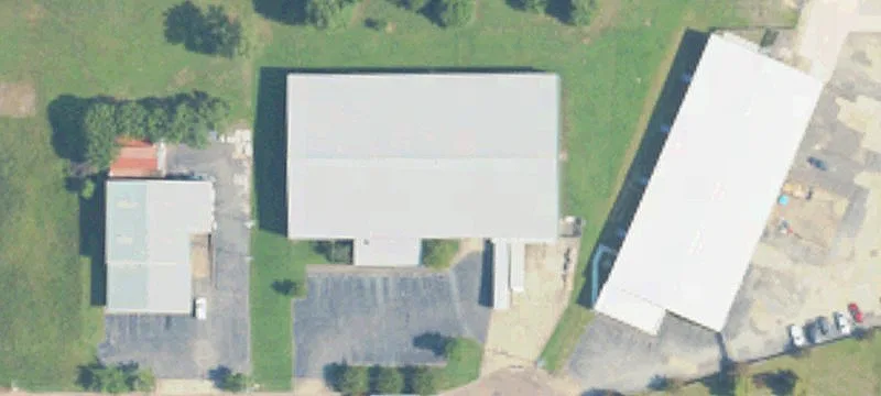 Industrial Warehouse with Crane