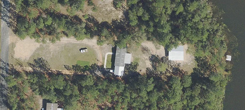 Waterfront Land with Pole Barn