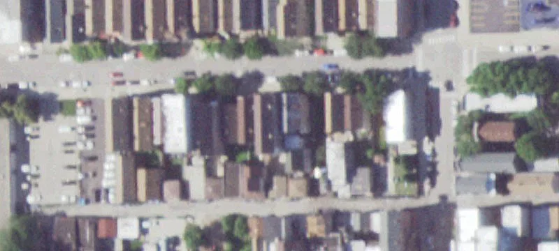 Brick Multifamily Building with Garage