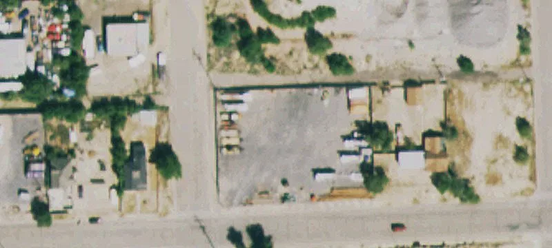 Industrial Zoned Lot with Power Poles