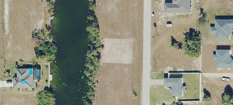 Cleared Waterfront Canal Lot